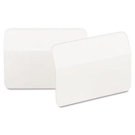 Post-It Sticky note 686A-50WH Durable Hanging File Tabs- 2 x 1 1/2- White- 50/Pack 686A-50WH